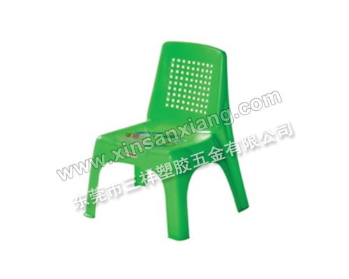 全塑1號靠背椅<br> 凳麵(mm)：415×390×625 <br>高度(mm)：330