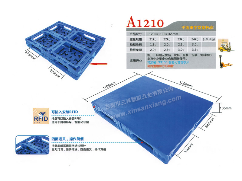 田字平麵型A1211TZ<br> 田字平麵吹塑卡（kǎ）板 <br>1200*1100*165mm